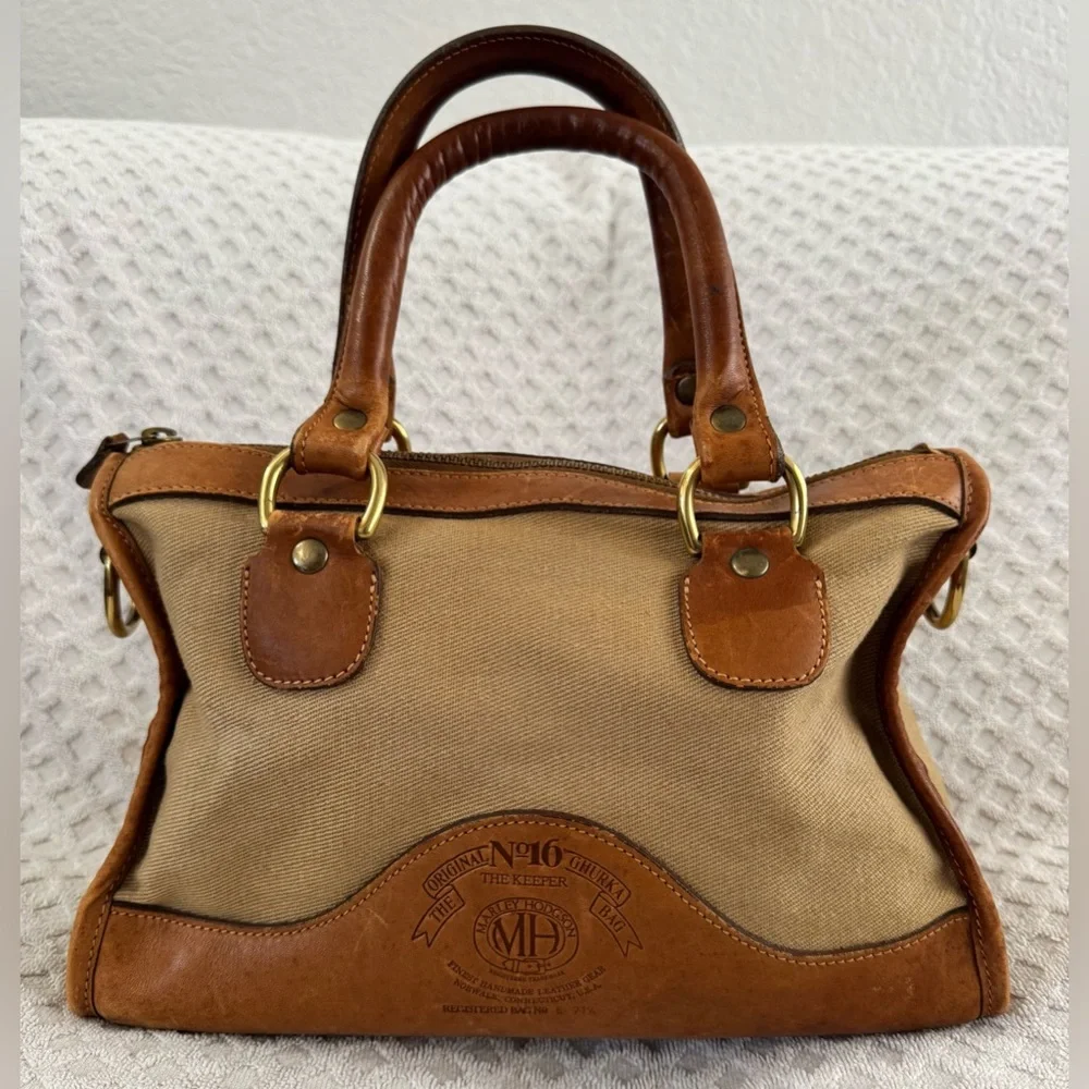 Marley Hodgson Original Ghurka The Keeper Bag Satchel No 16 Vintage 80s Leather - Picture 2 of 16
